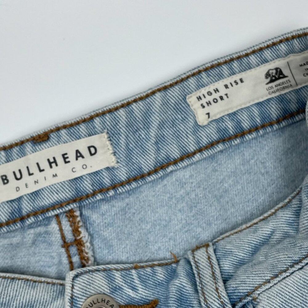 Bullhead Denim High Rise Short Sz 7 - Picture 3 of 5